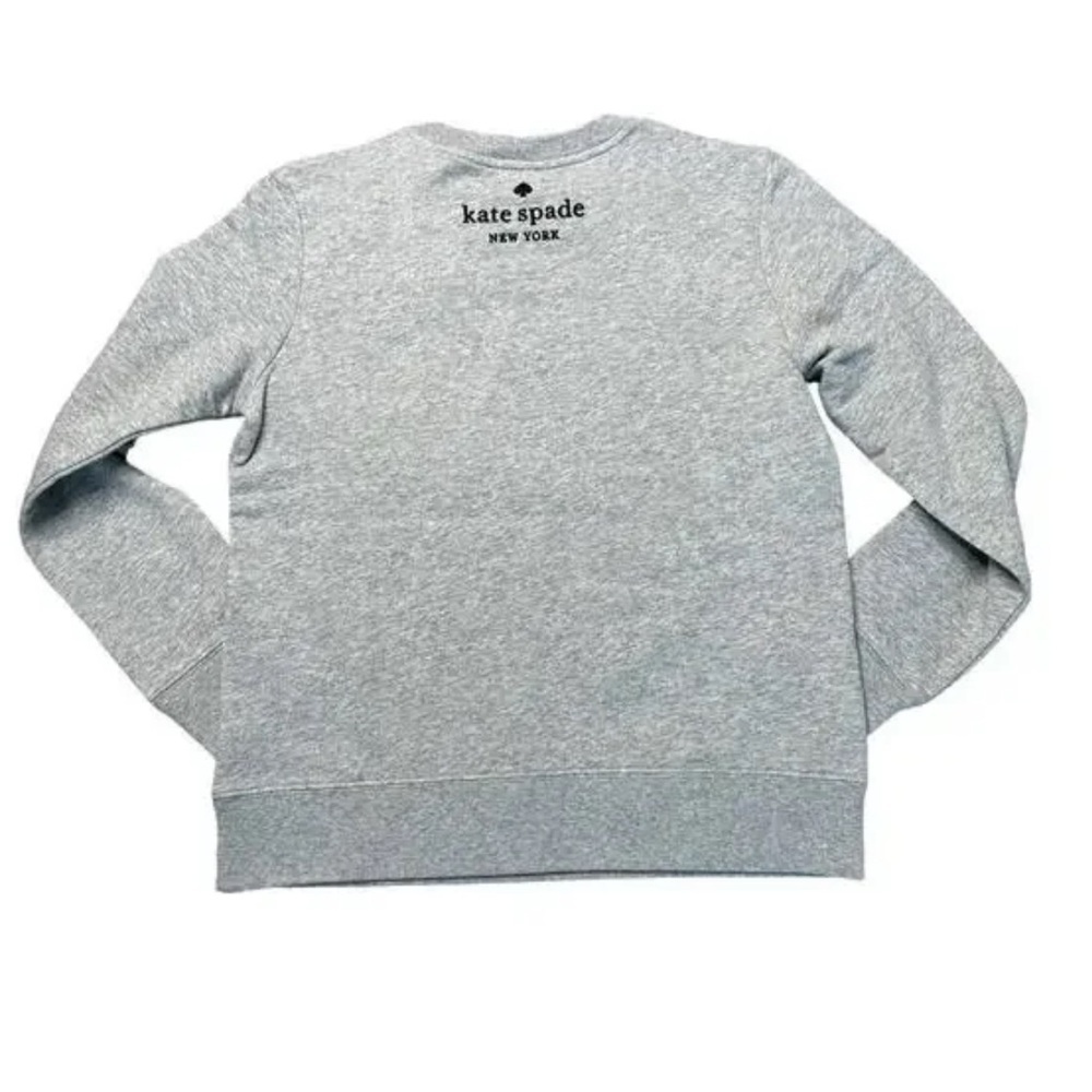 KATE SPADE New York Disney X Minnie Mouse Sweatshirt Gray size Medium NWT - Picture 3 of 7
